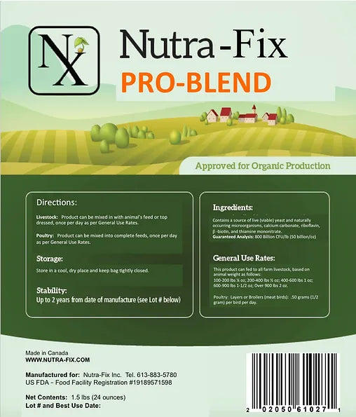 NutraFX - Pro Blend Fermentation Supplement For Livestock